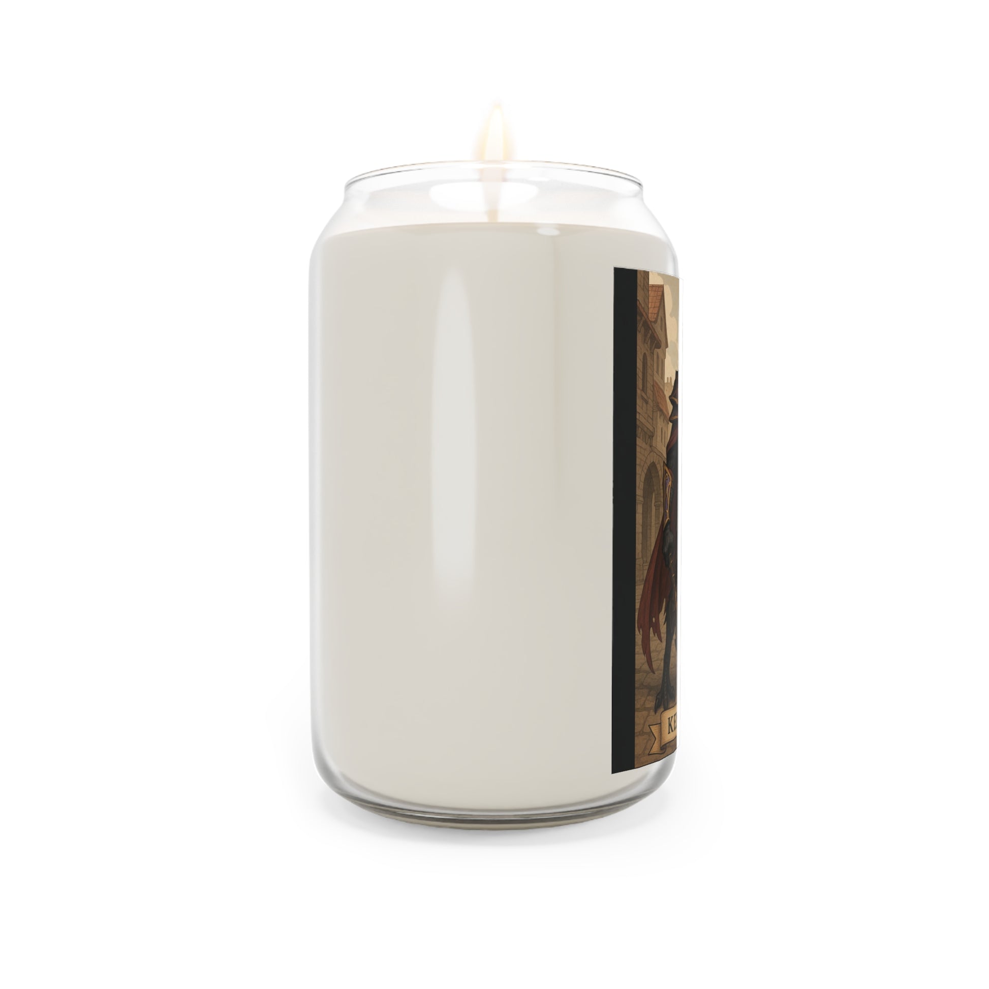 Fantasy Kenku Fighter Scented Candle, Cozy Home Decor, Gift for Gamers, RPG Candle, Dungeons & Dragons Accessories